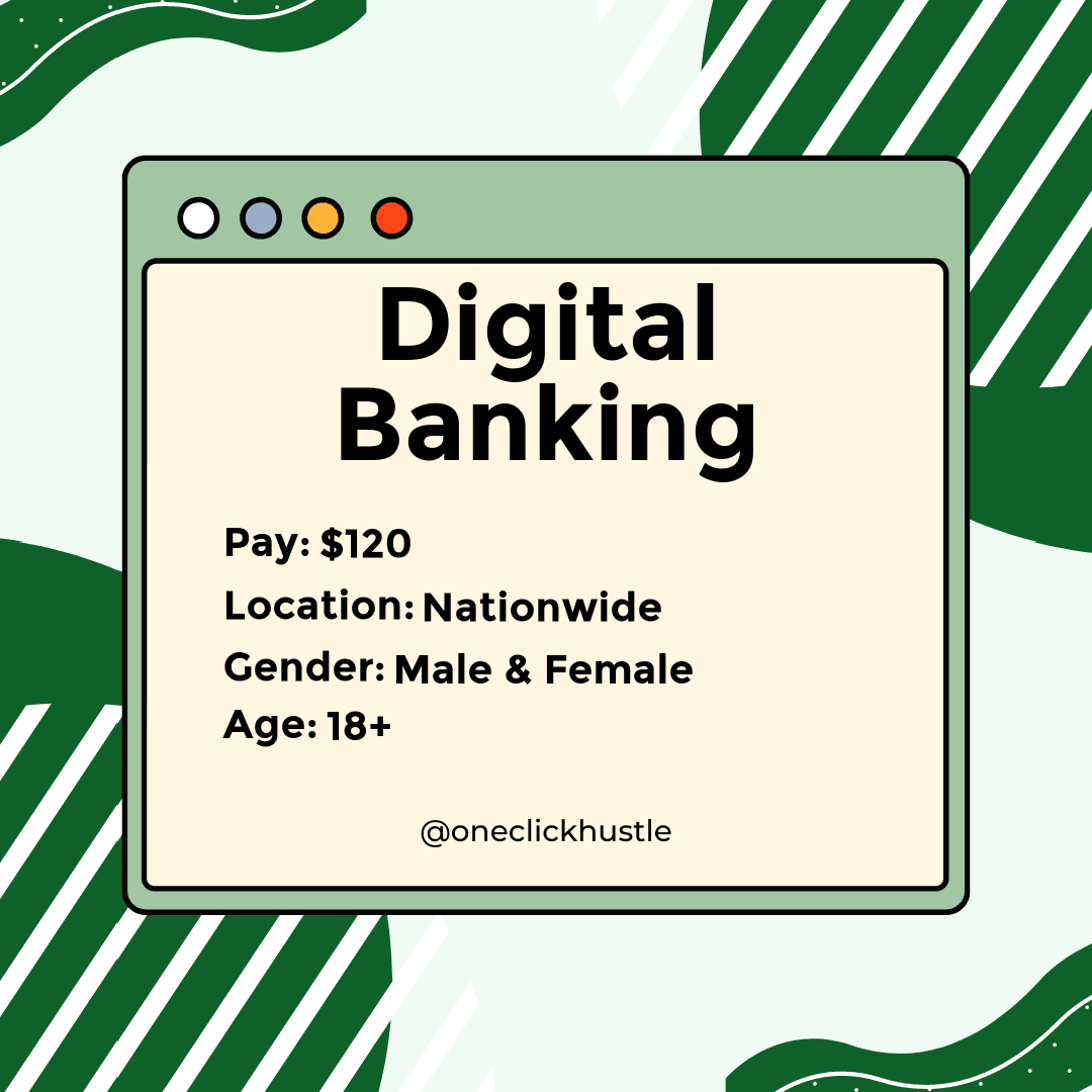 Digital Banking online focus group Digital Banking online focus group