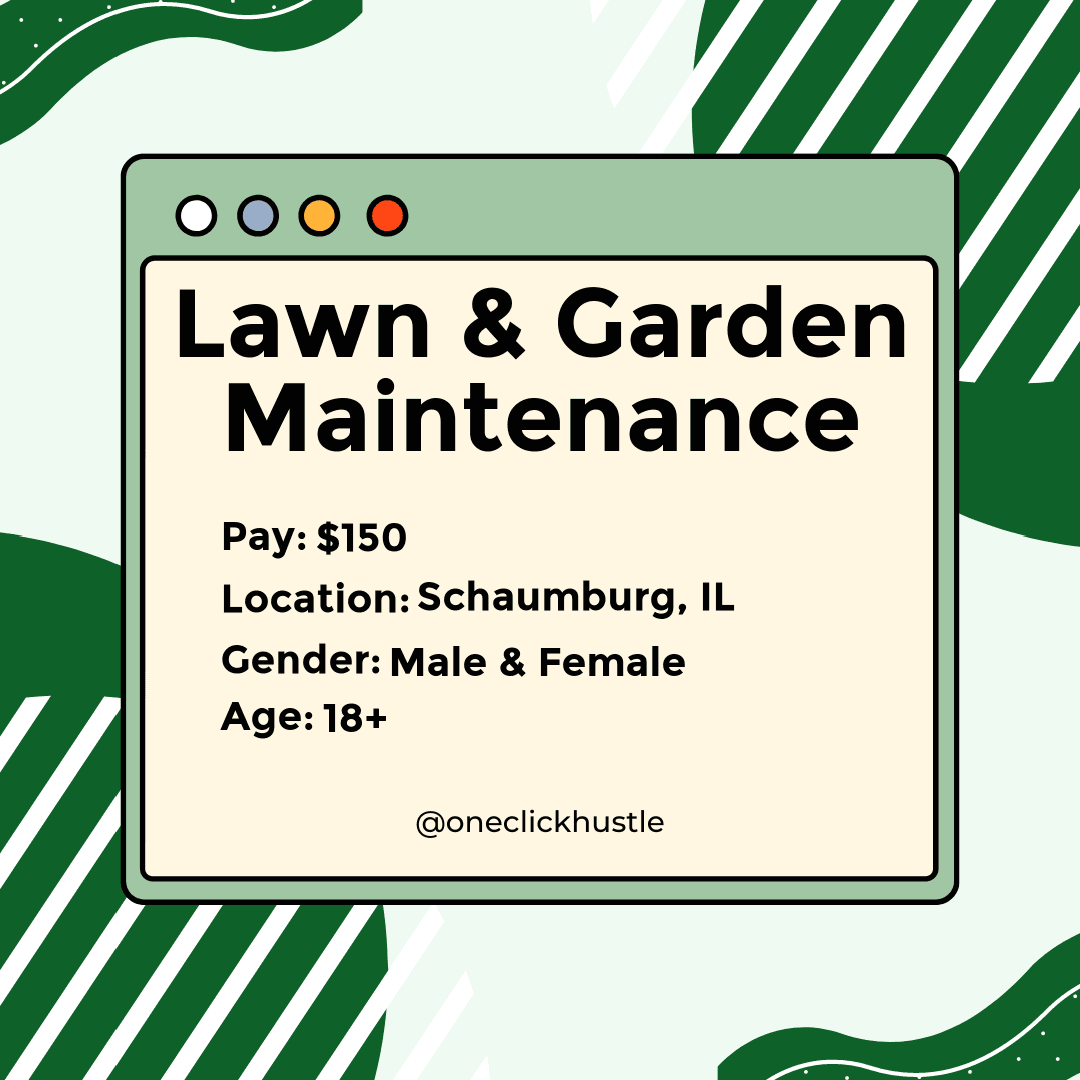 Lawn & Garden Maintenance Study