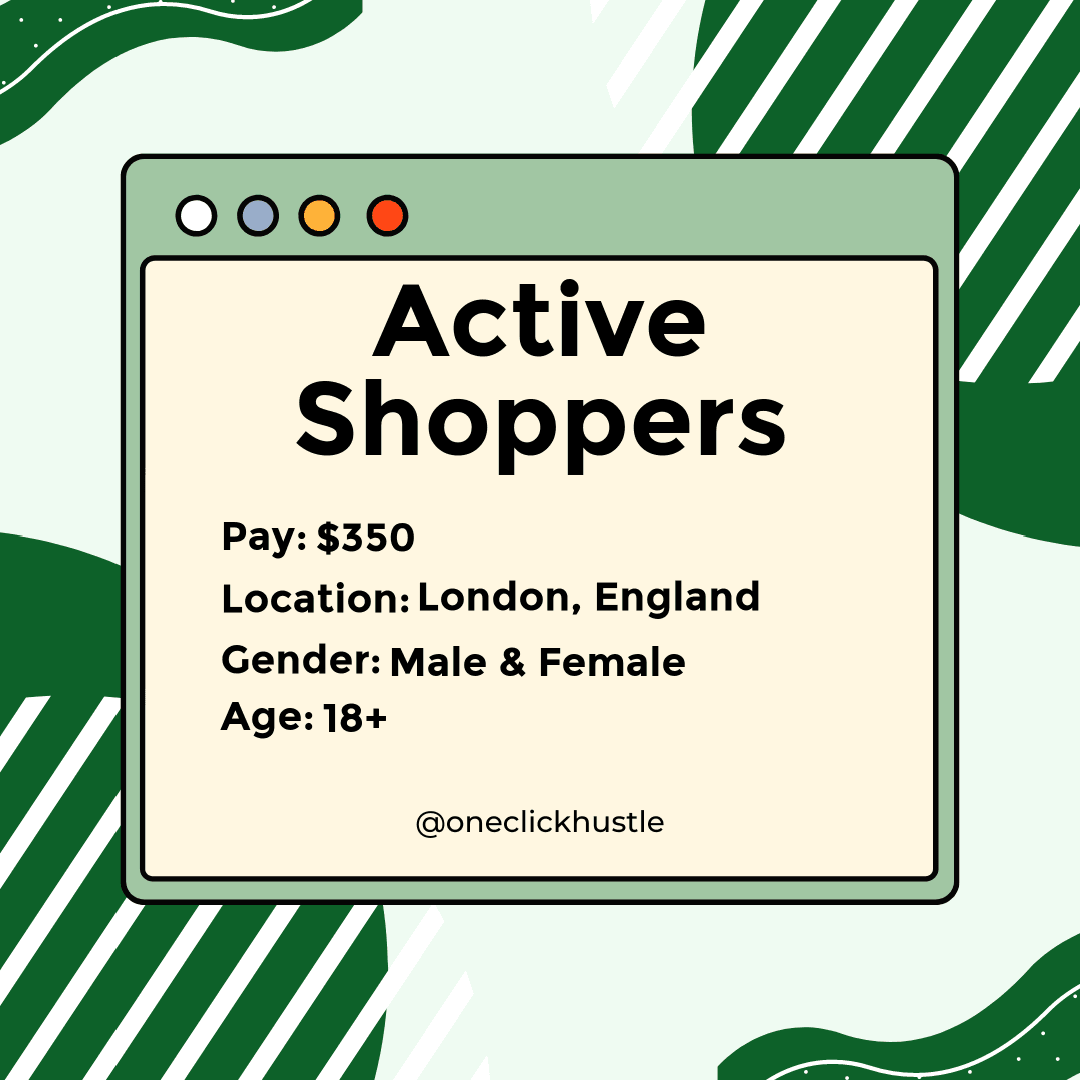 Active Shoppers London Active Shoppers London