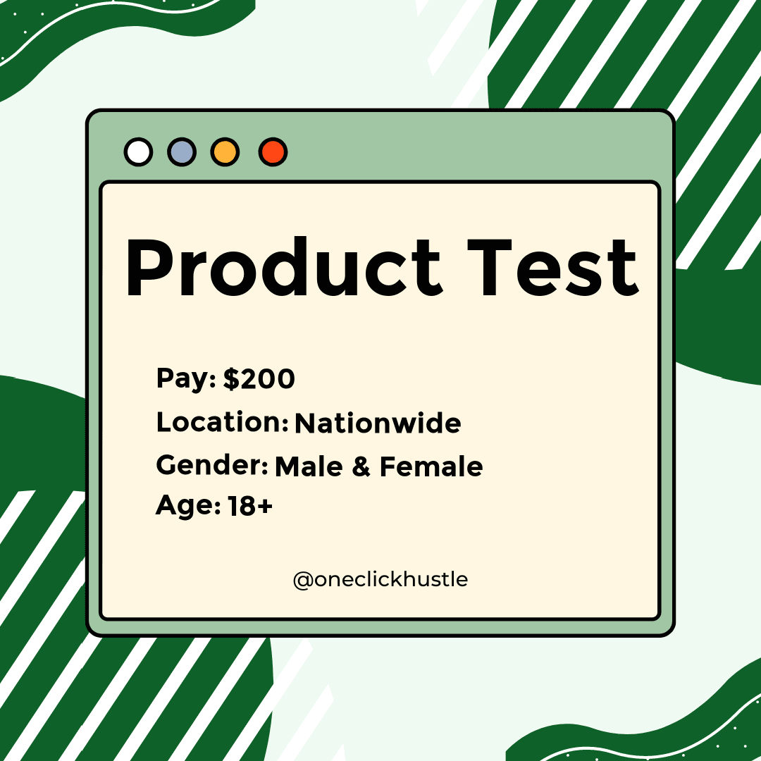 Paid Product Test for Parents