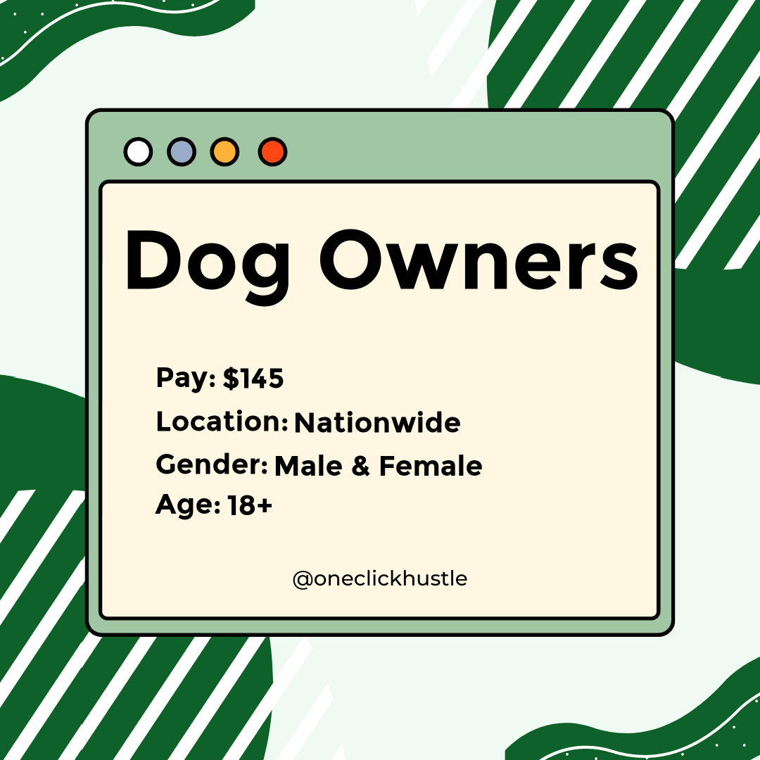 Paid Study for Dog Owners Oct